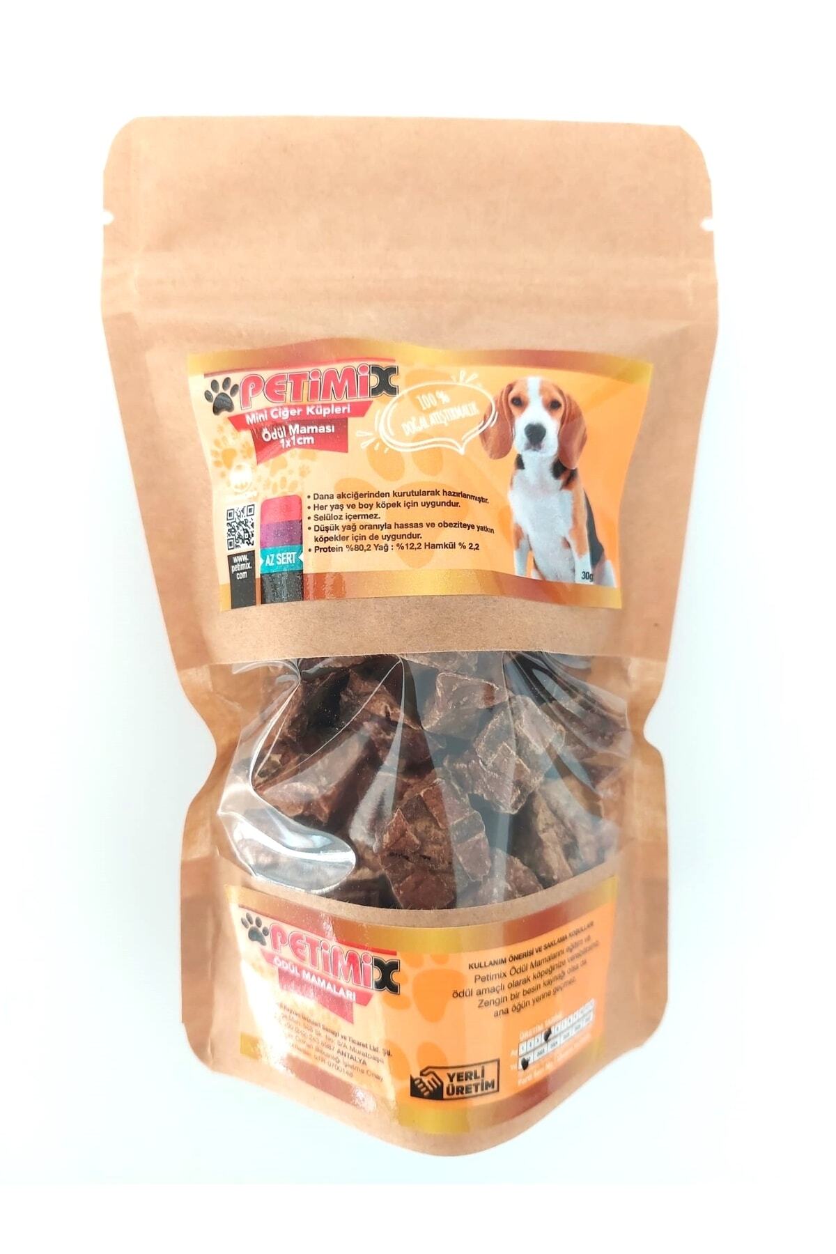 Mini Ciğer Küpleri 30g Köpek Ödül Maması