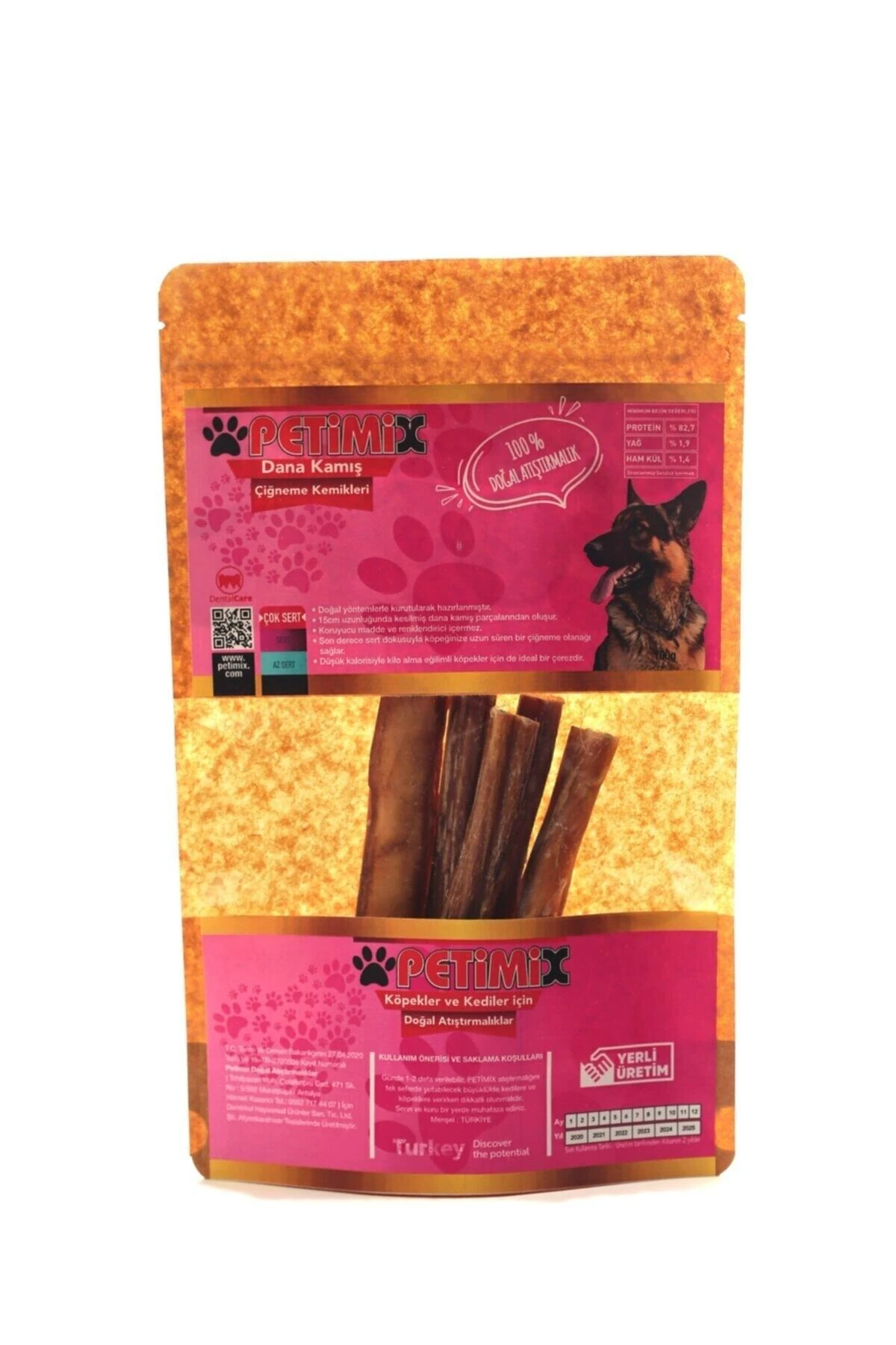 Dana Kamış 100g Çiğneme Kemikleri