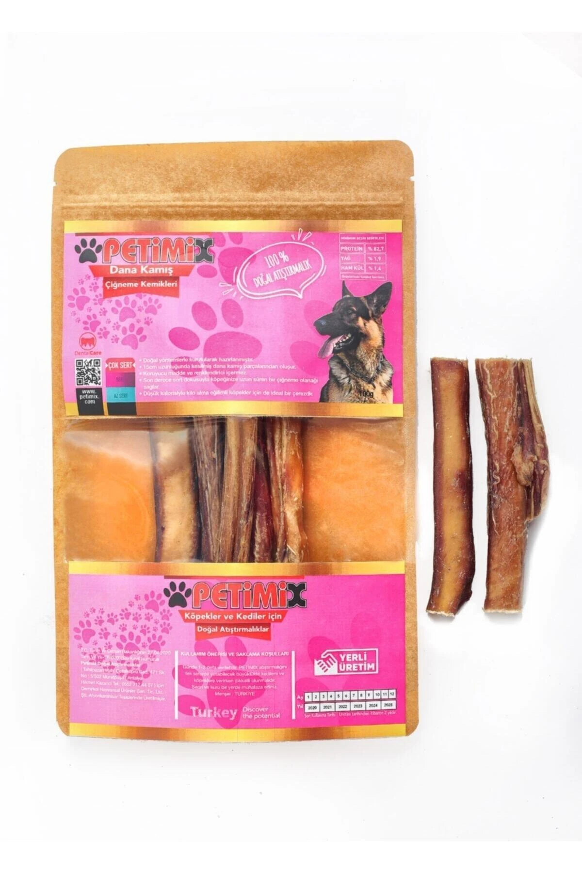 Dana Kamış 100g Çiğneme Kemikleri