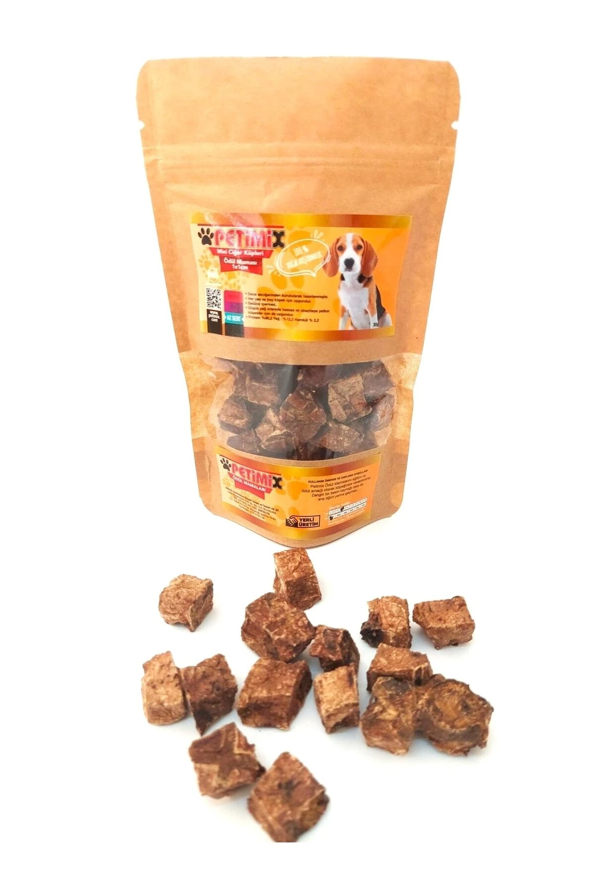 Mini Ciğer Küpleri 30g Köpek Ödül Maması