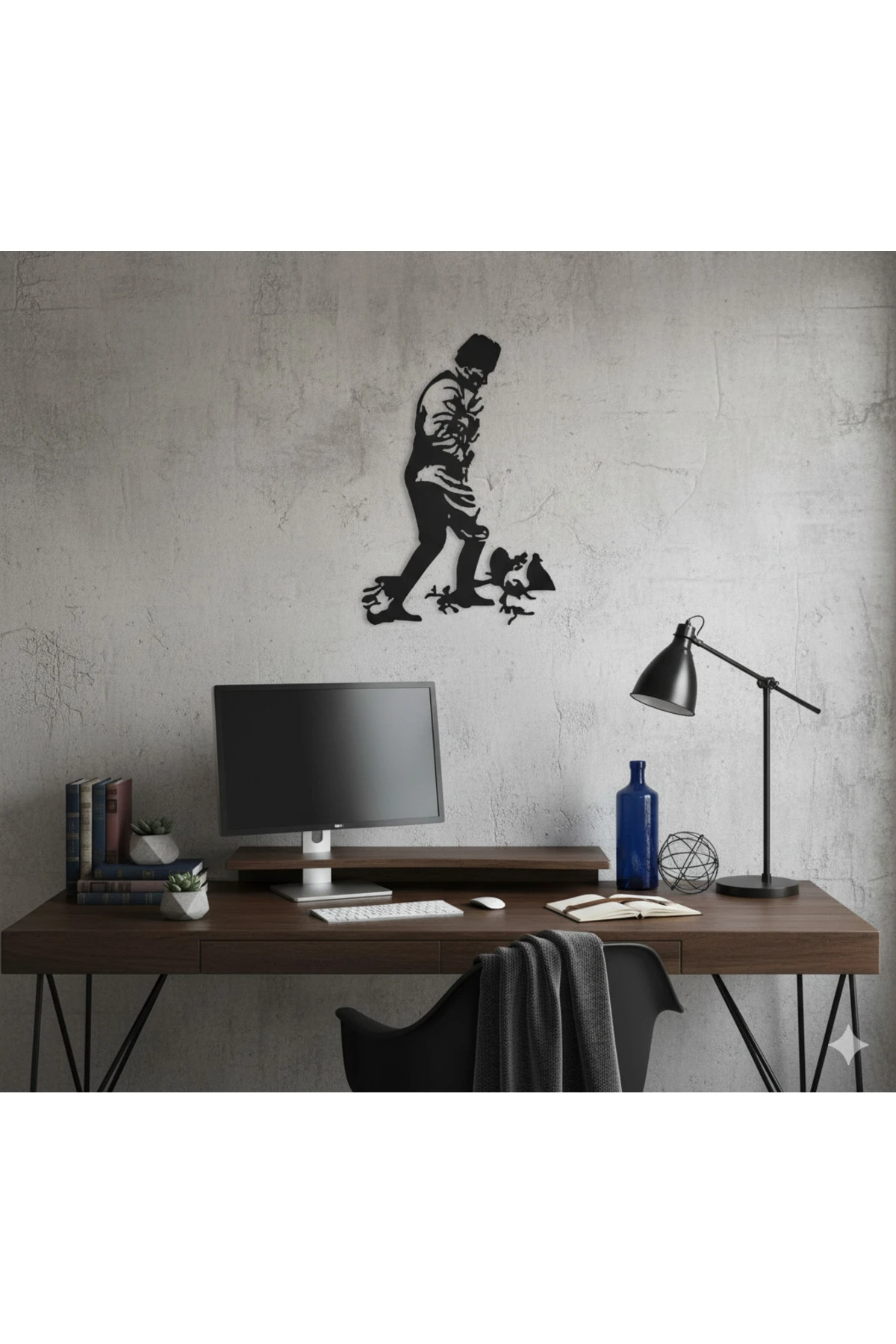 BÜYÜK TAARRUZ /ATATÜRK METAL DUVAR TABLOSU