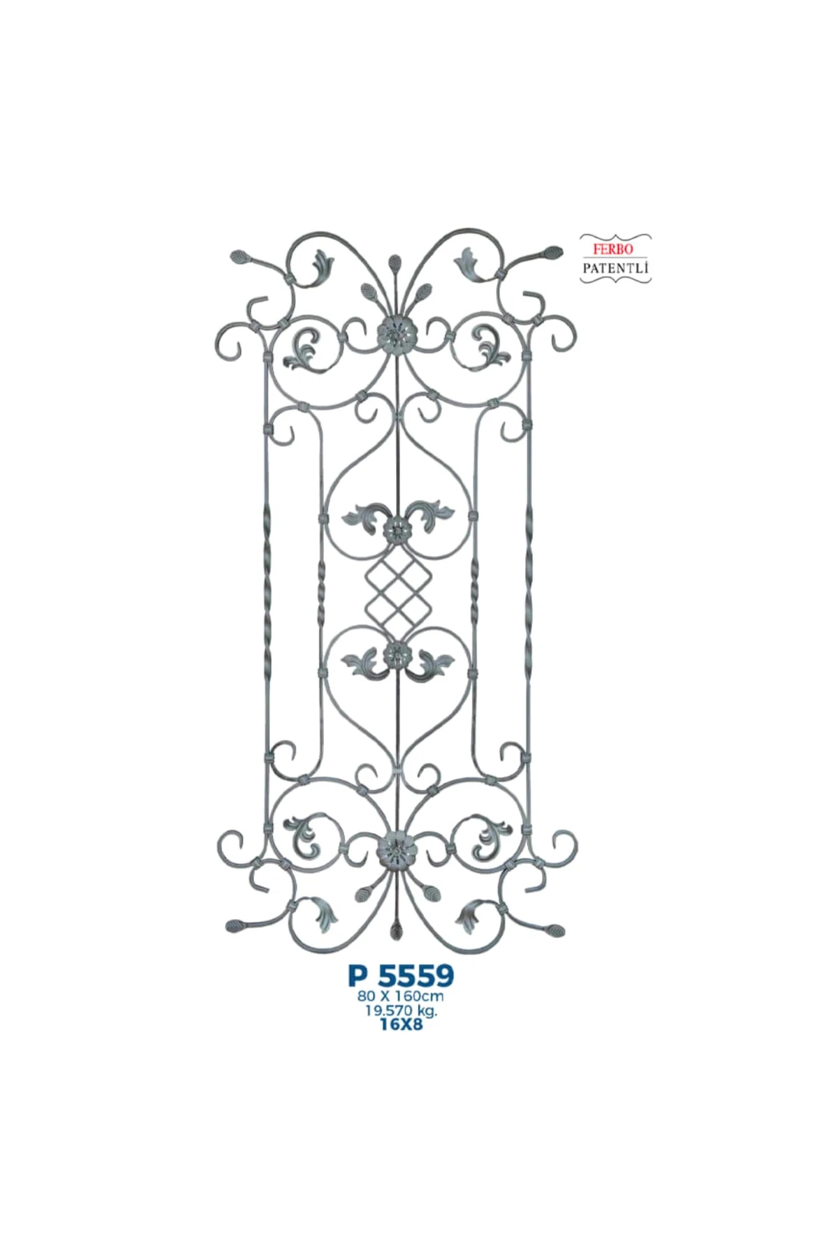 Dekoratif Amaçlı Balkon / Kapı / Merdiven Korkuluk-küpeşte Modeli (1 ADET)