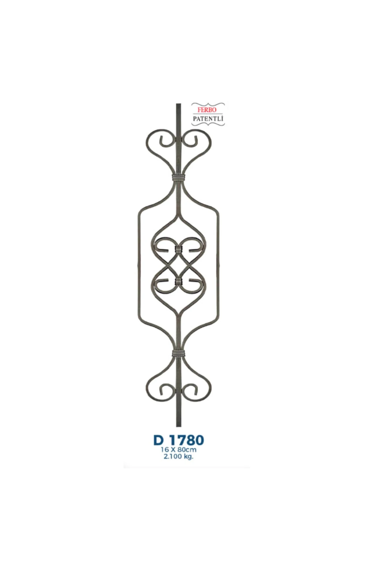 10 Adet Dekoratif Amaçlı Balkon / Kapı / Merdiven Korkuluk-küpeşte Modeli