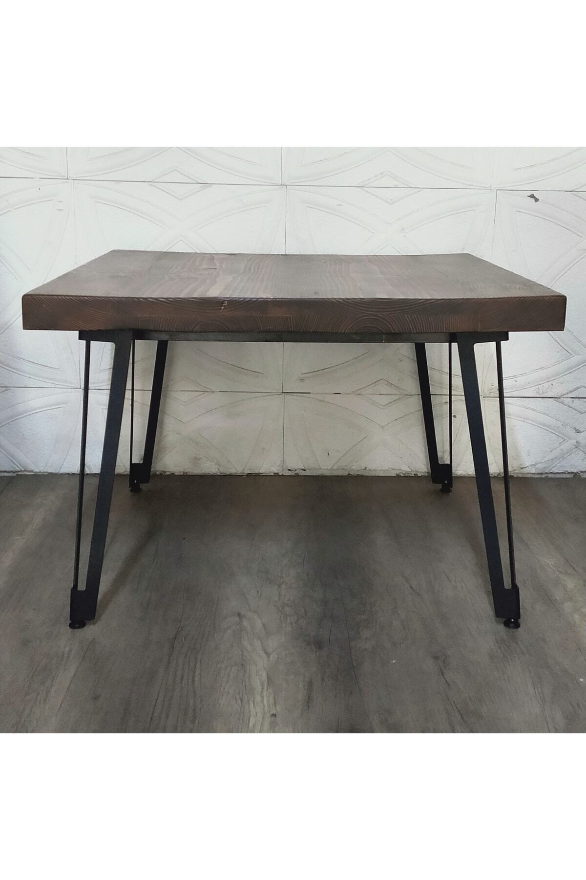 Tekli Dekoratif Metal Firkete Sehpa Ayağı (52 Cm Yükseklik)