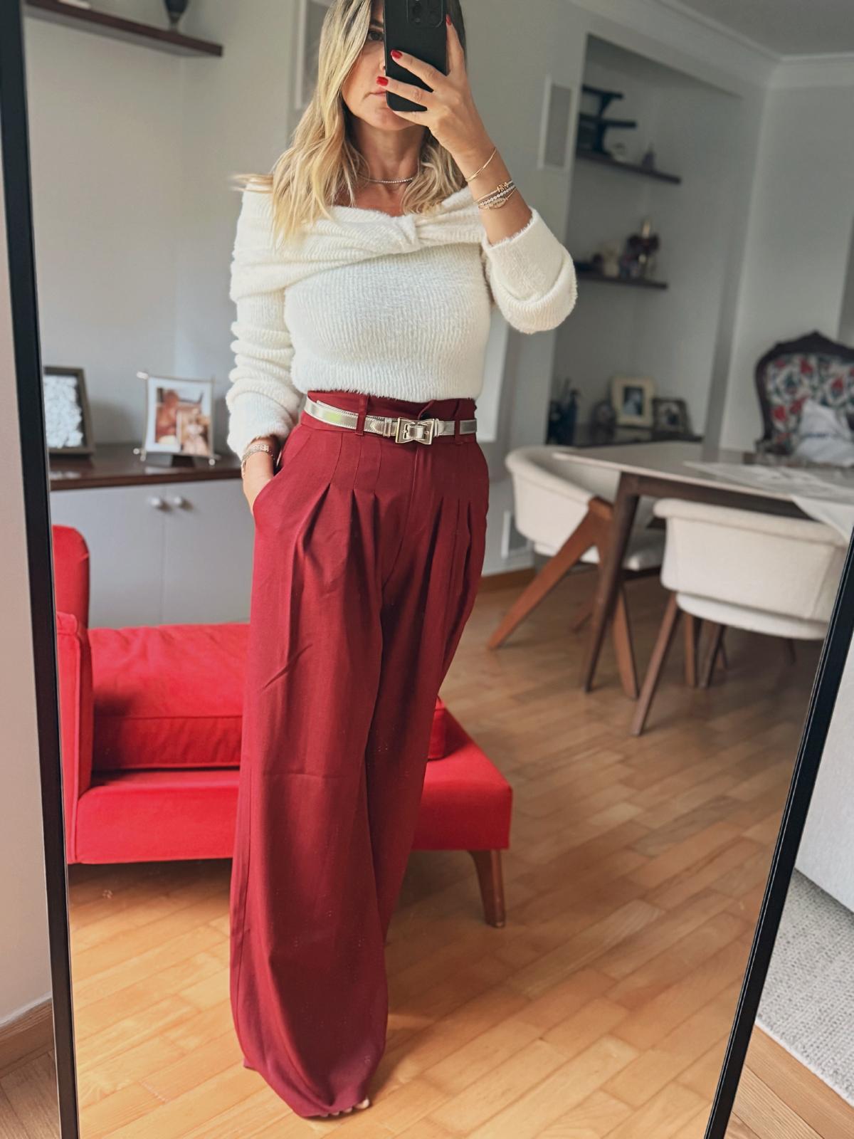 Juliet Pantolon - Bordo