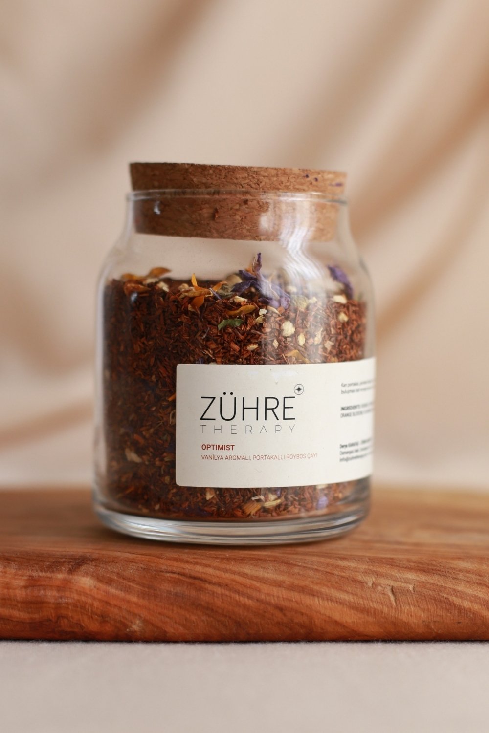 Optimist Rooibos Bitki Çayı – Vanilya ve Portakal Aromalı | Zühre Therapy