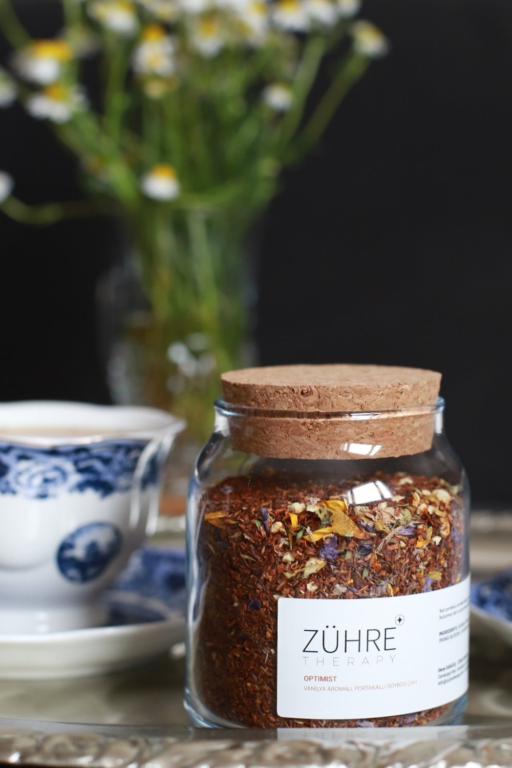 Optimist Rooibos Bitki Çayı – Vanilya ve Portakal Aromalı | Zühre Therapy