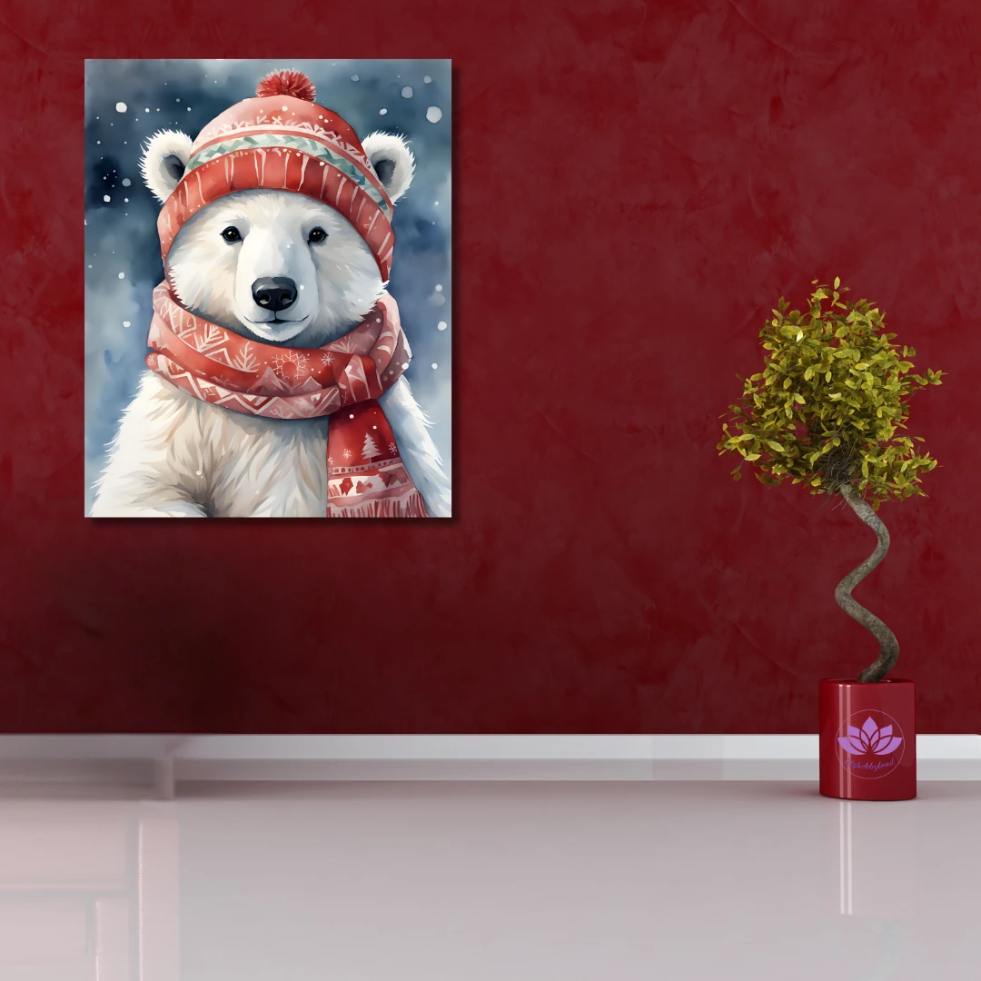  Sayılarla Boyama Seti Yeni Yıl Temalı:  Şirin Ayıcık