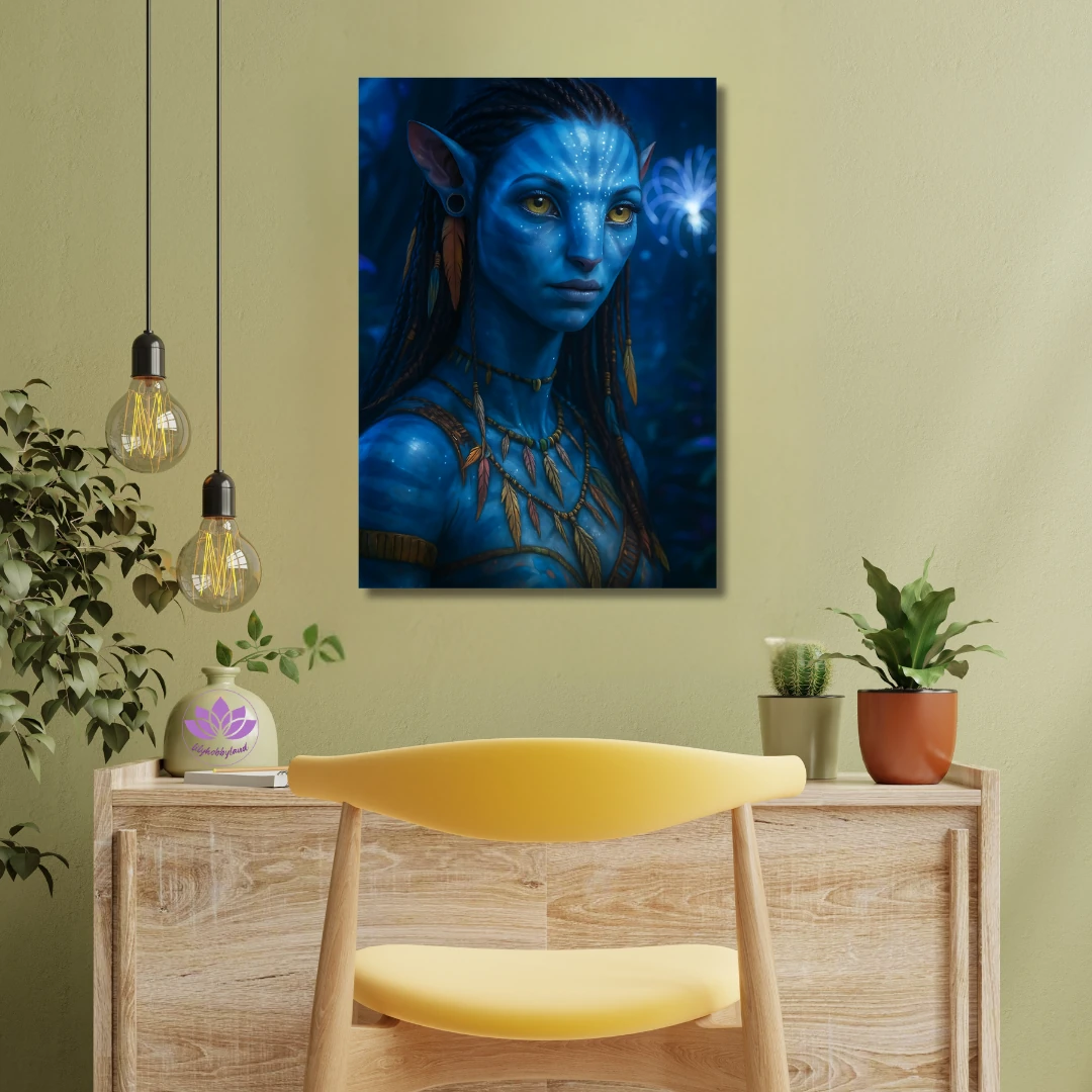 Sayılarla Boyama Seti Kasnağa Gerili: Avatar-Avatar'ın Işığı