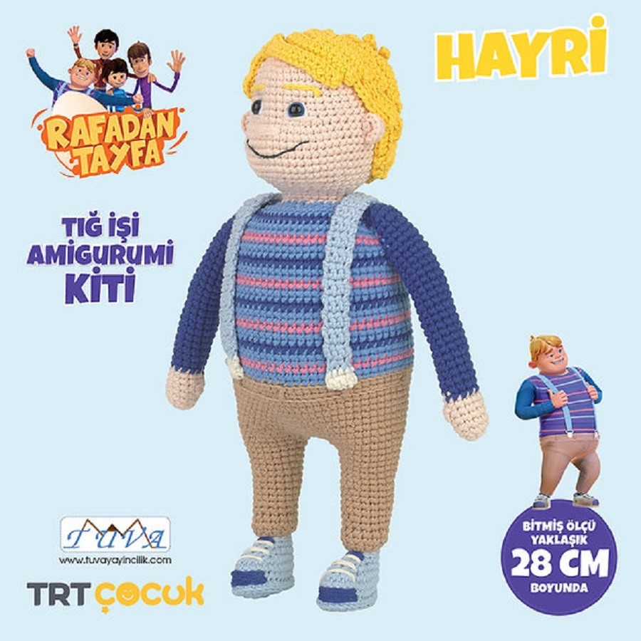 Amigurumi Seti, Rafadan Tayfa Hayri, Amigurumi Oyuncak LAK01