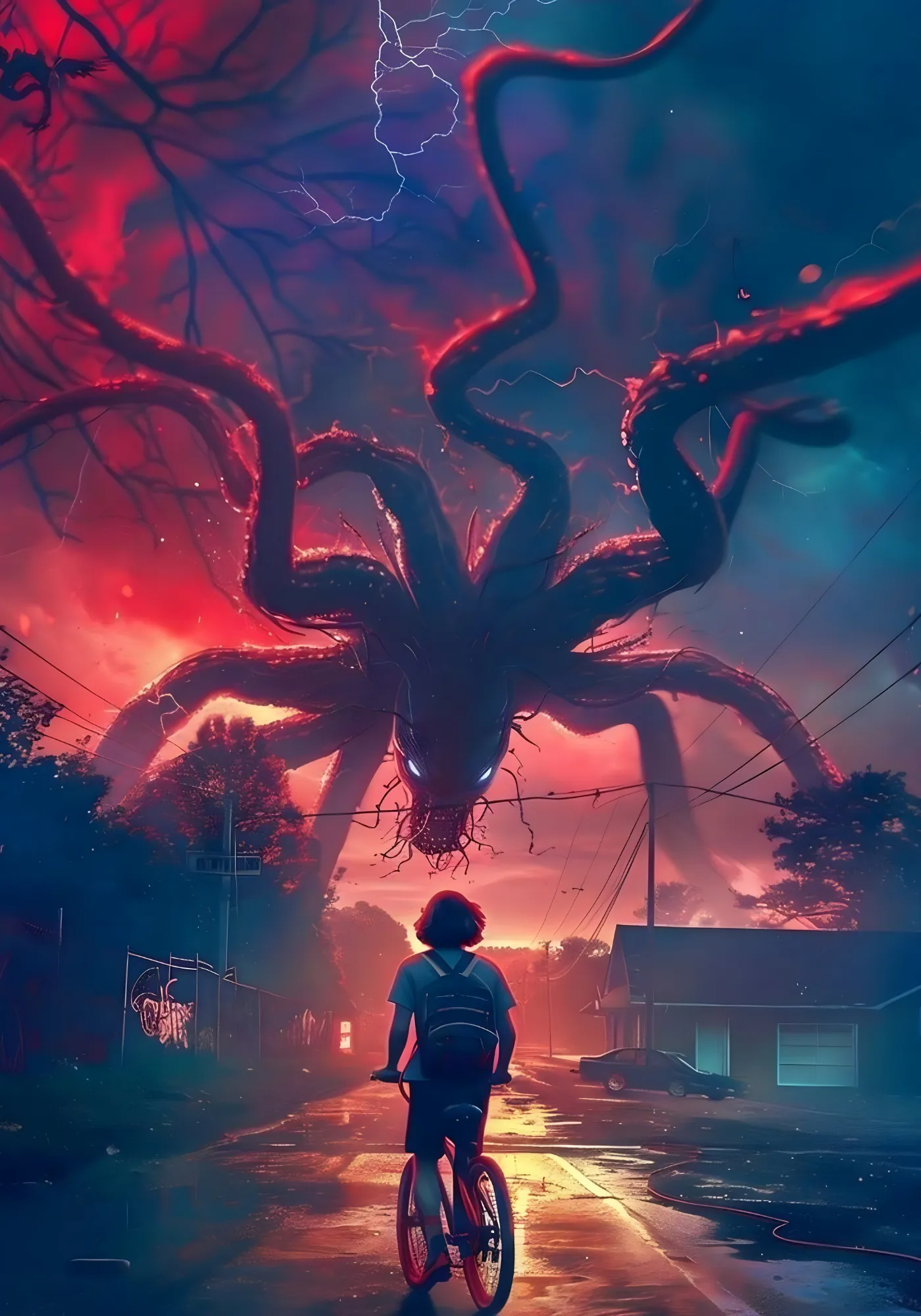 Sayılarla Boyama Seti Kasnağa Gerili:  Stranger Things-Mind flayer'in Gölgesi