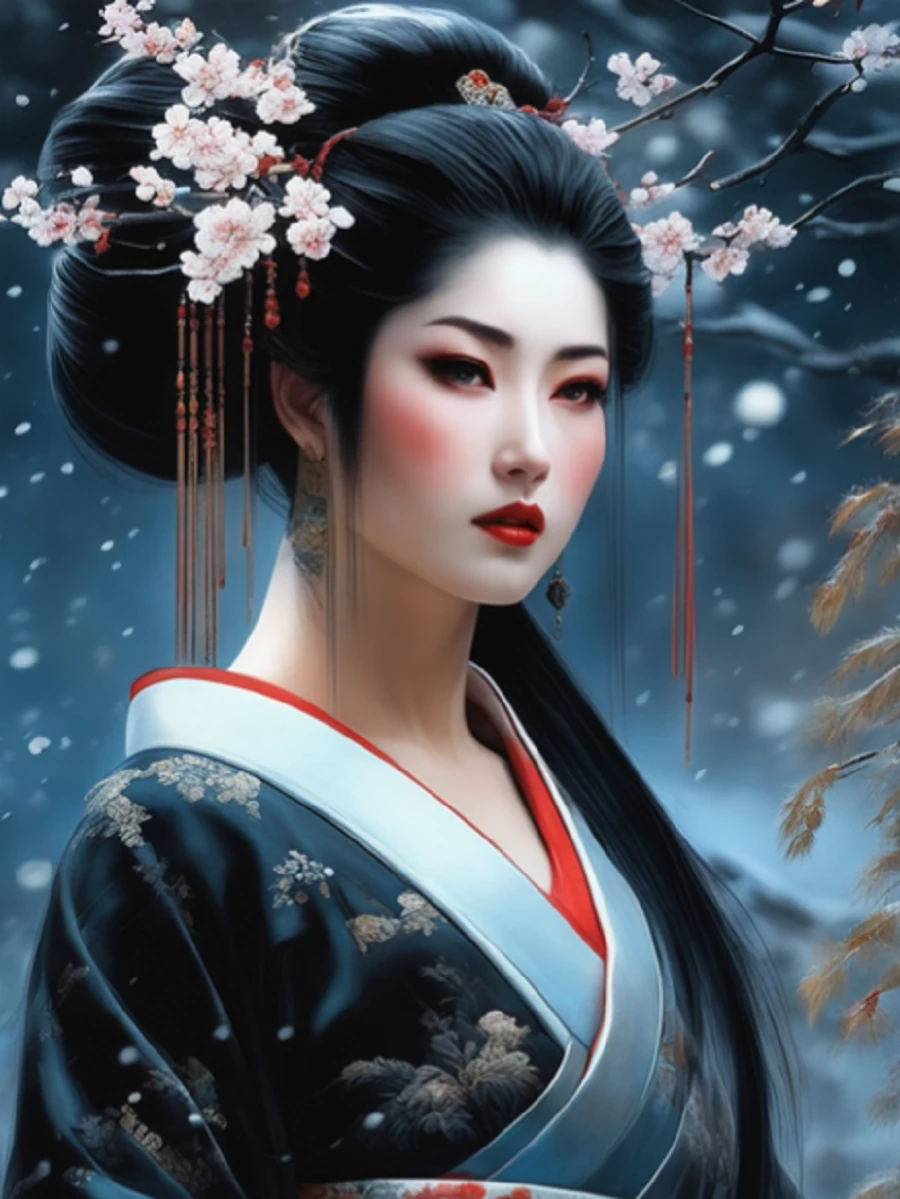 Sayılarla Boyama Hobi Seti Renkli Baskılı:  Sevimli Geyşa