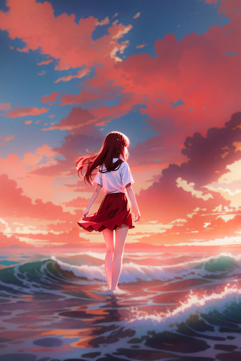 Renkli Baskılı Sayılarla Boyama Hobi Seti: Denizde Yürüyüş