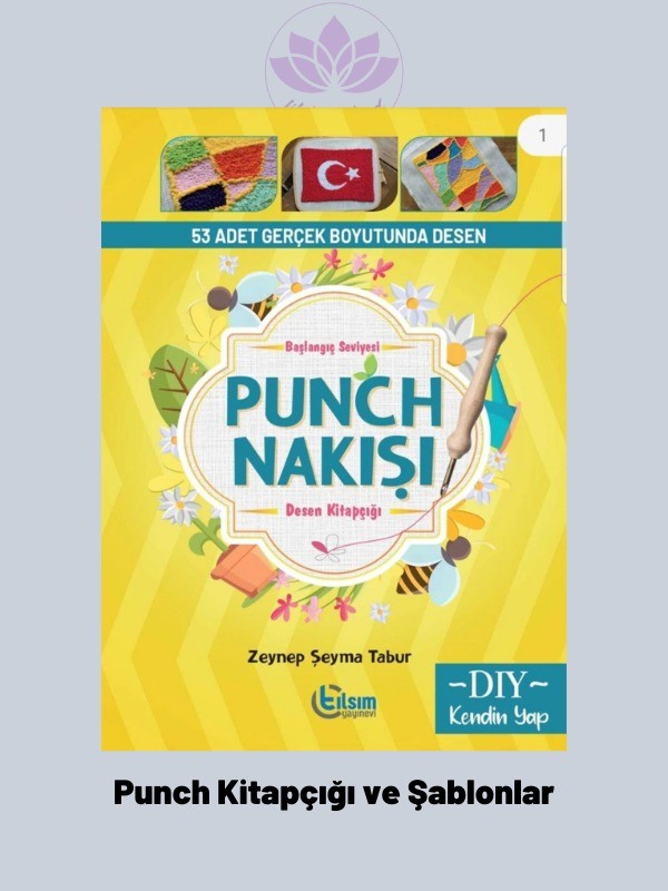 Punch (PANÇ) Nakış Seti Tüm Malzemeleri Ile Birlikte-5