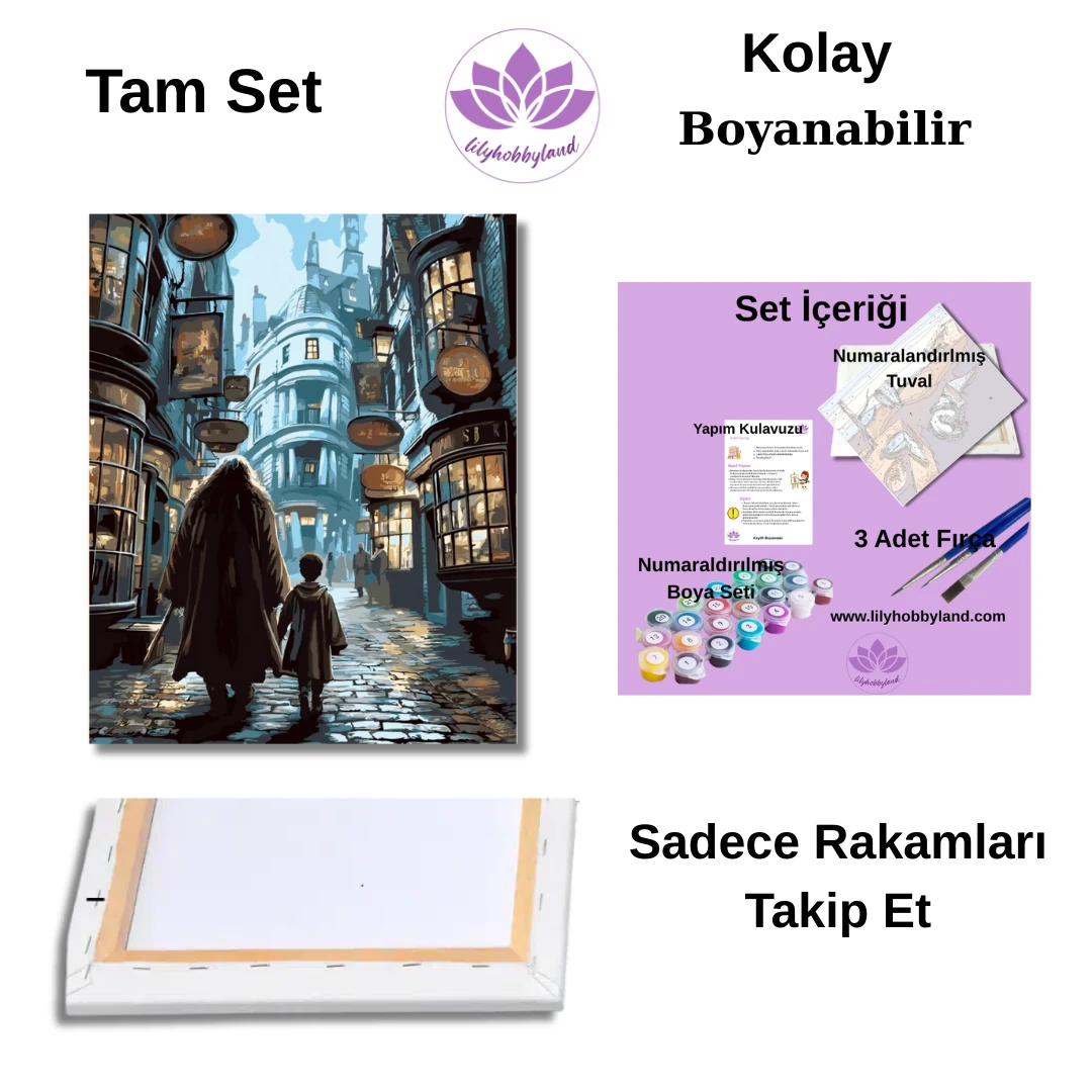 Sayılarla Boyama Seti Sihir-Yüzüklerin Efendisi Elf ve Hobbit