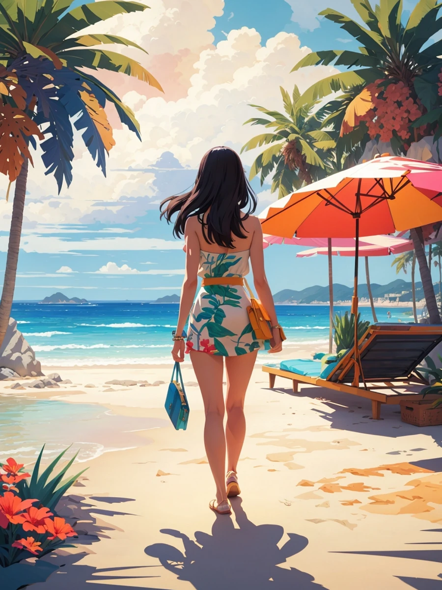 Sayılarla Boyama Hobi Seti Renkli Baskı : Denize Yürüyüş