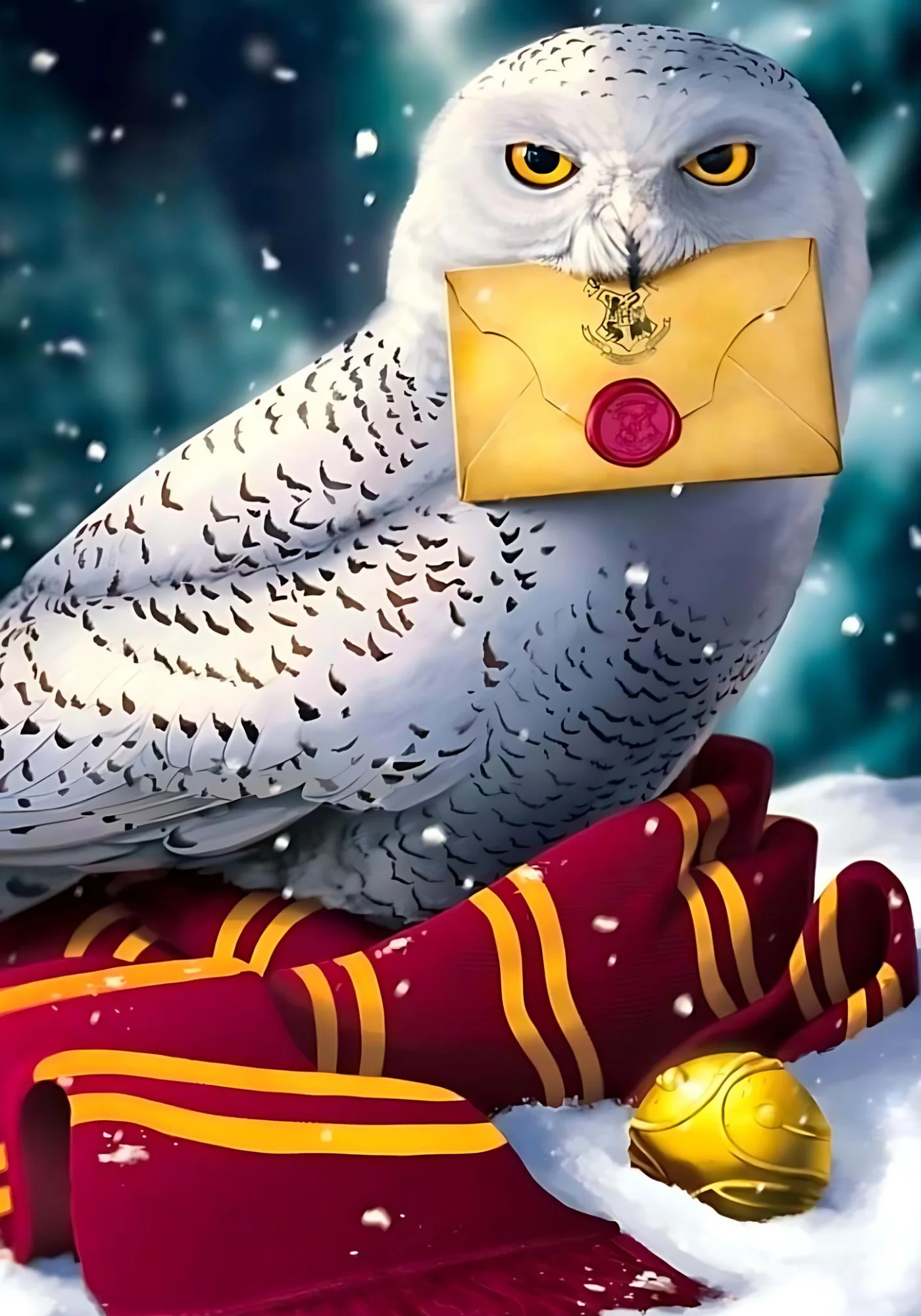 Sayılarla Boyama Seti Kasnağa Gerili: Harry Potter Hogwarts Mektubu