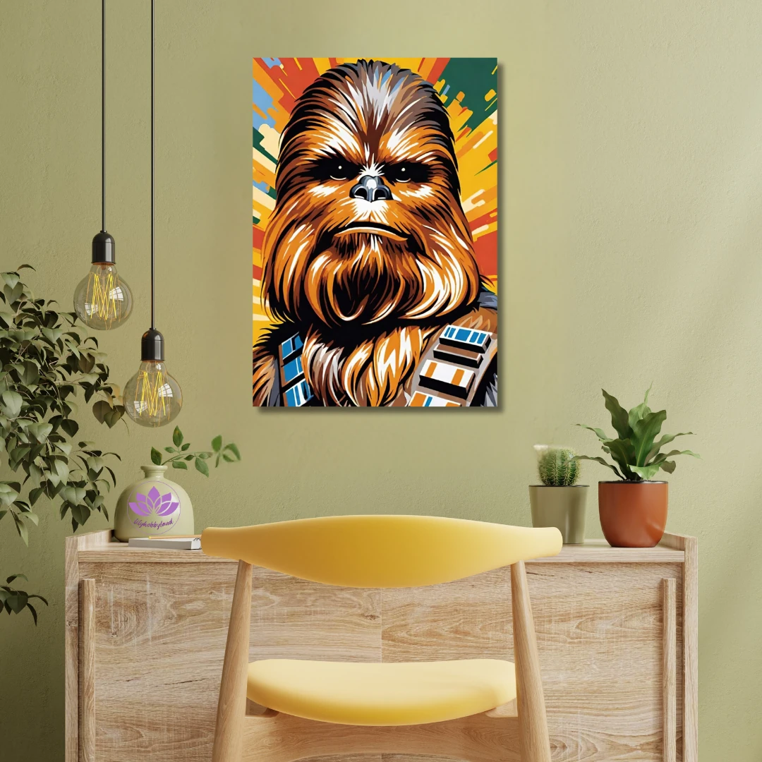 Sayılarla Boyama Seti Kasnağa Gerili: Chewie – Sadık-Savaşçı