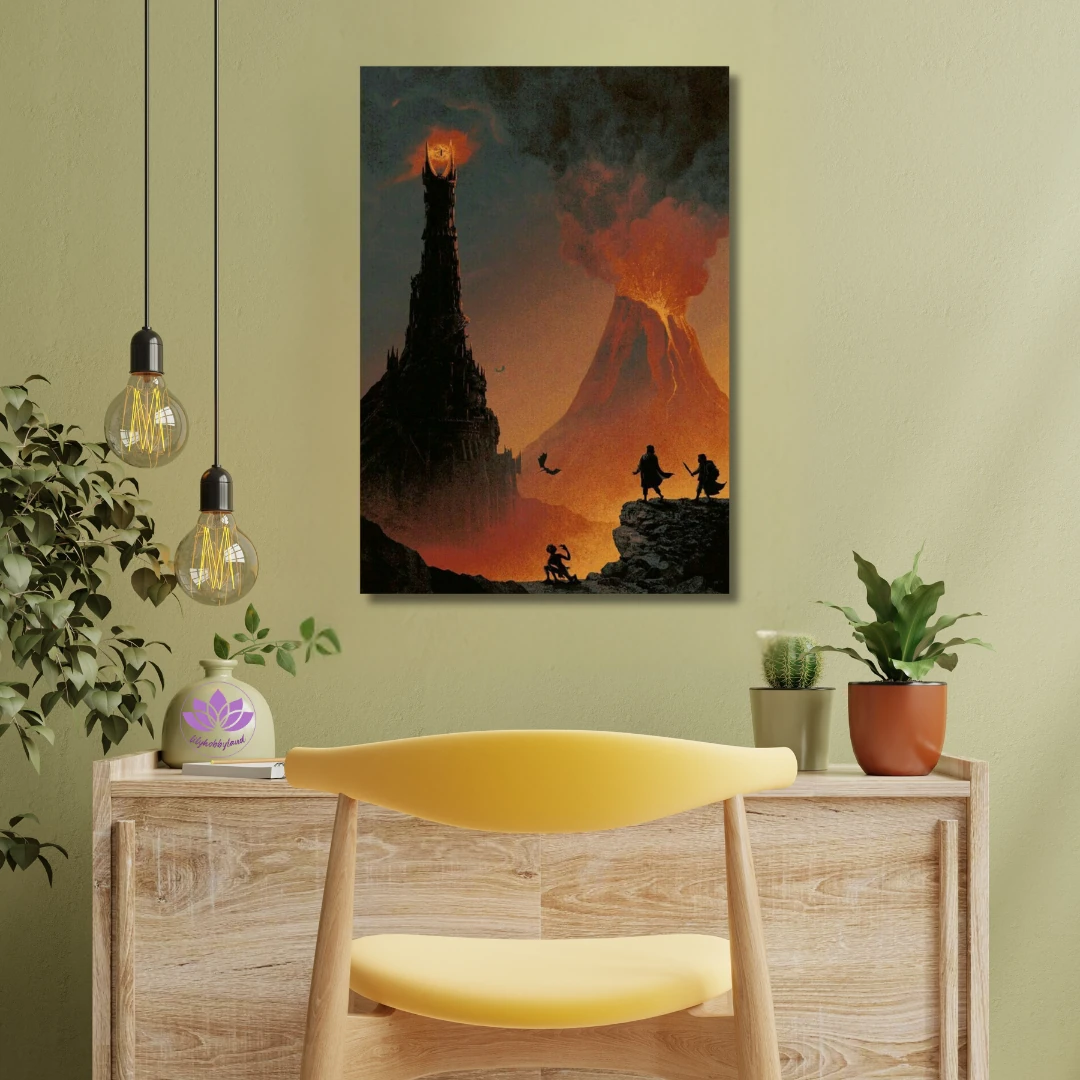 Sayılarla Boyama Seti Kasnağa Gerili: MORDOR'UN GÖLGESİNDE