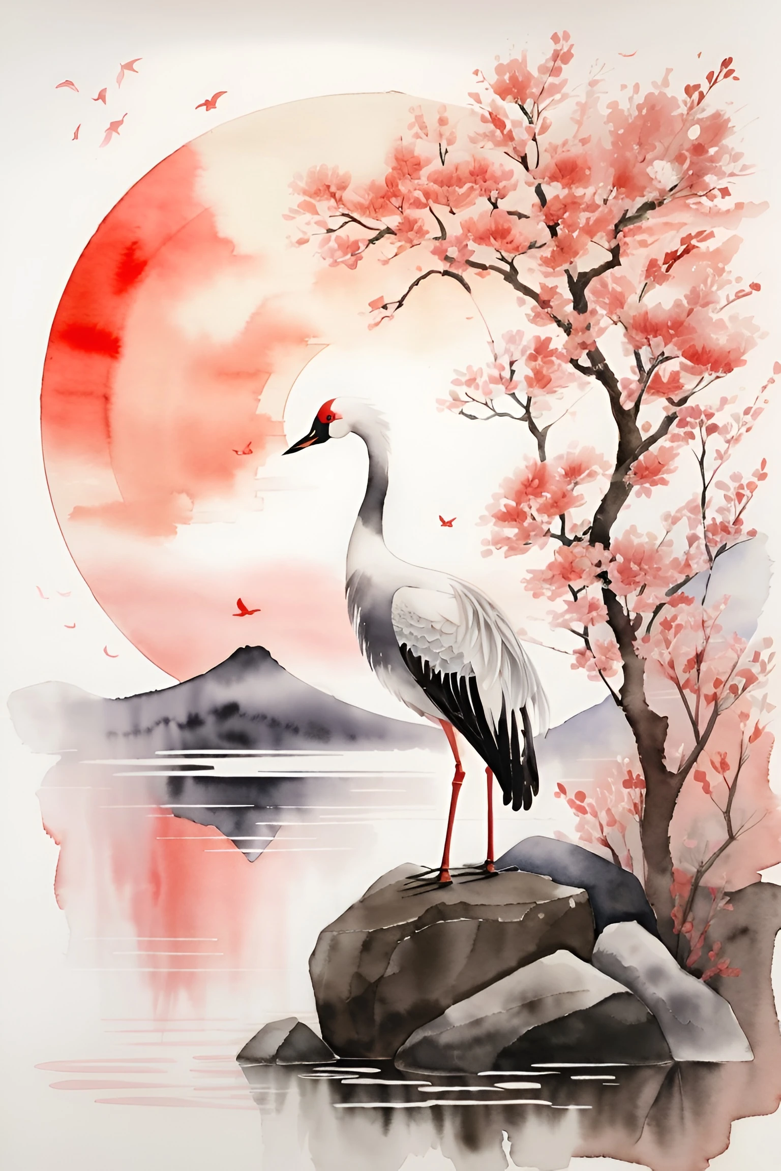 Renkli Baskılı Sayılarla Boyama Hobi Seti: Leylek 1