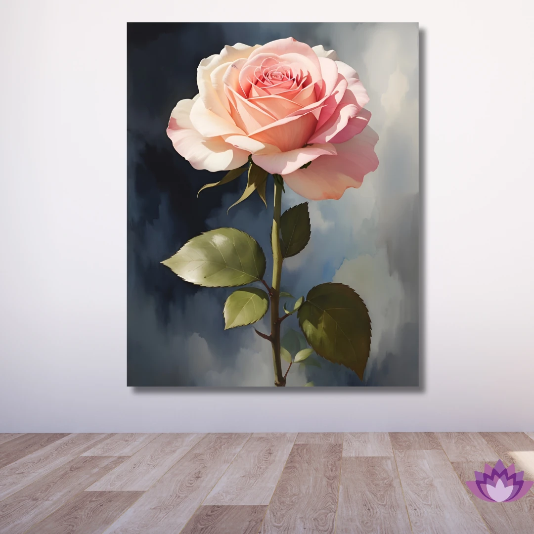 Sayılarla Boyama Hobi Seti Renkli Baskı:  Tek Gül