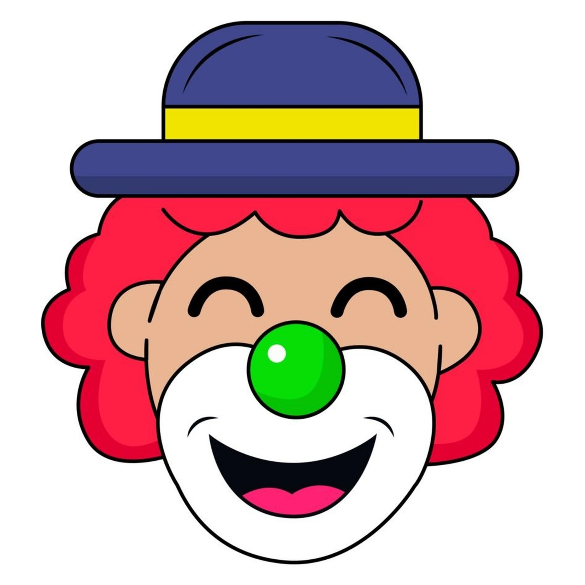 Çocuklar için Renkli Baskılı Sayılarla Boyama Hobi Seti (20x20 cm): Neşeli Palyaço 1