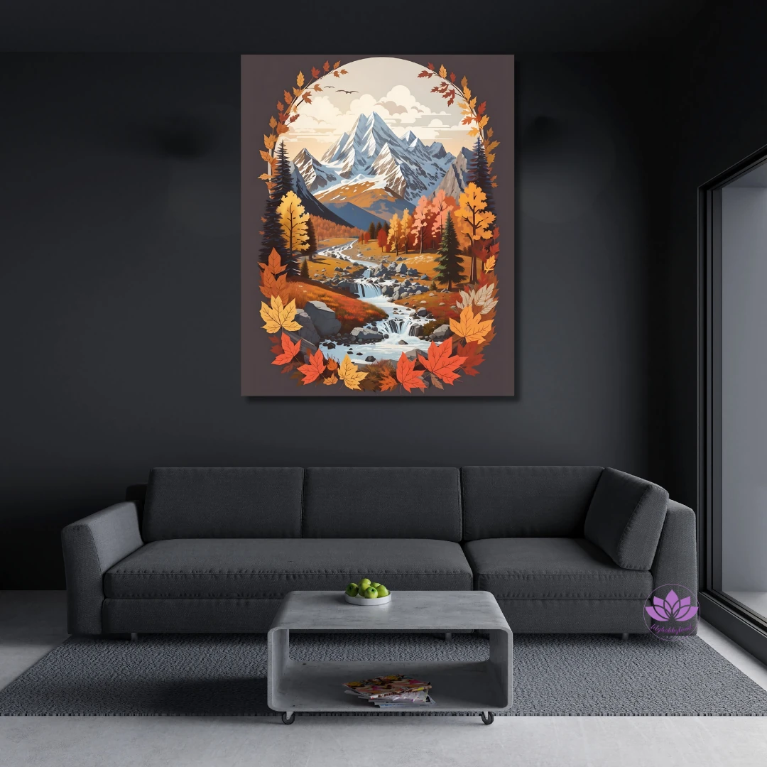 Sayılarla Boyama Seti-Manzara: Görkemli Dağ