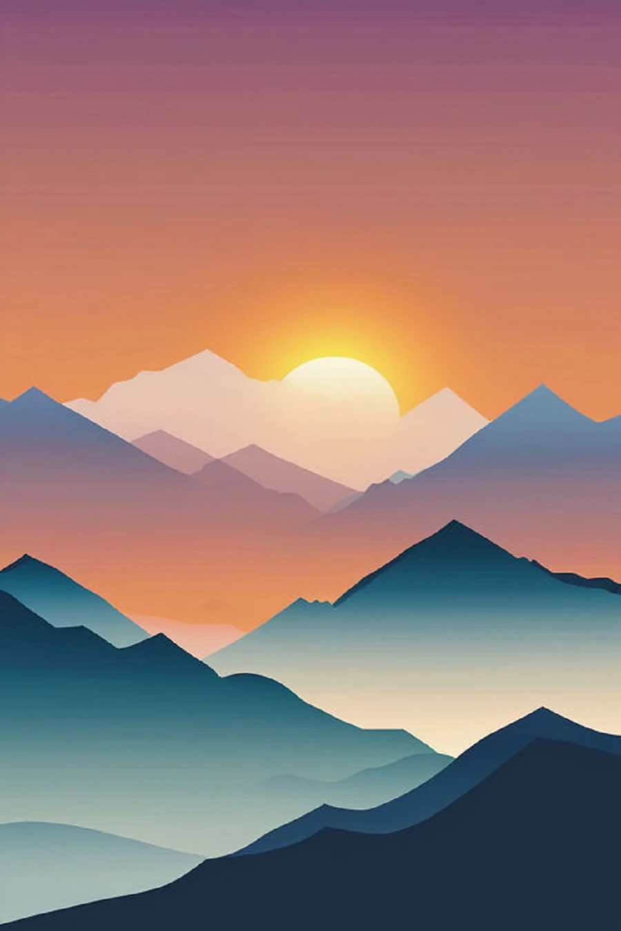 Renkli Baskılı Sayılarla Boyama Hobi Seti: Gün Batımı 3