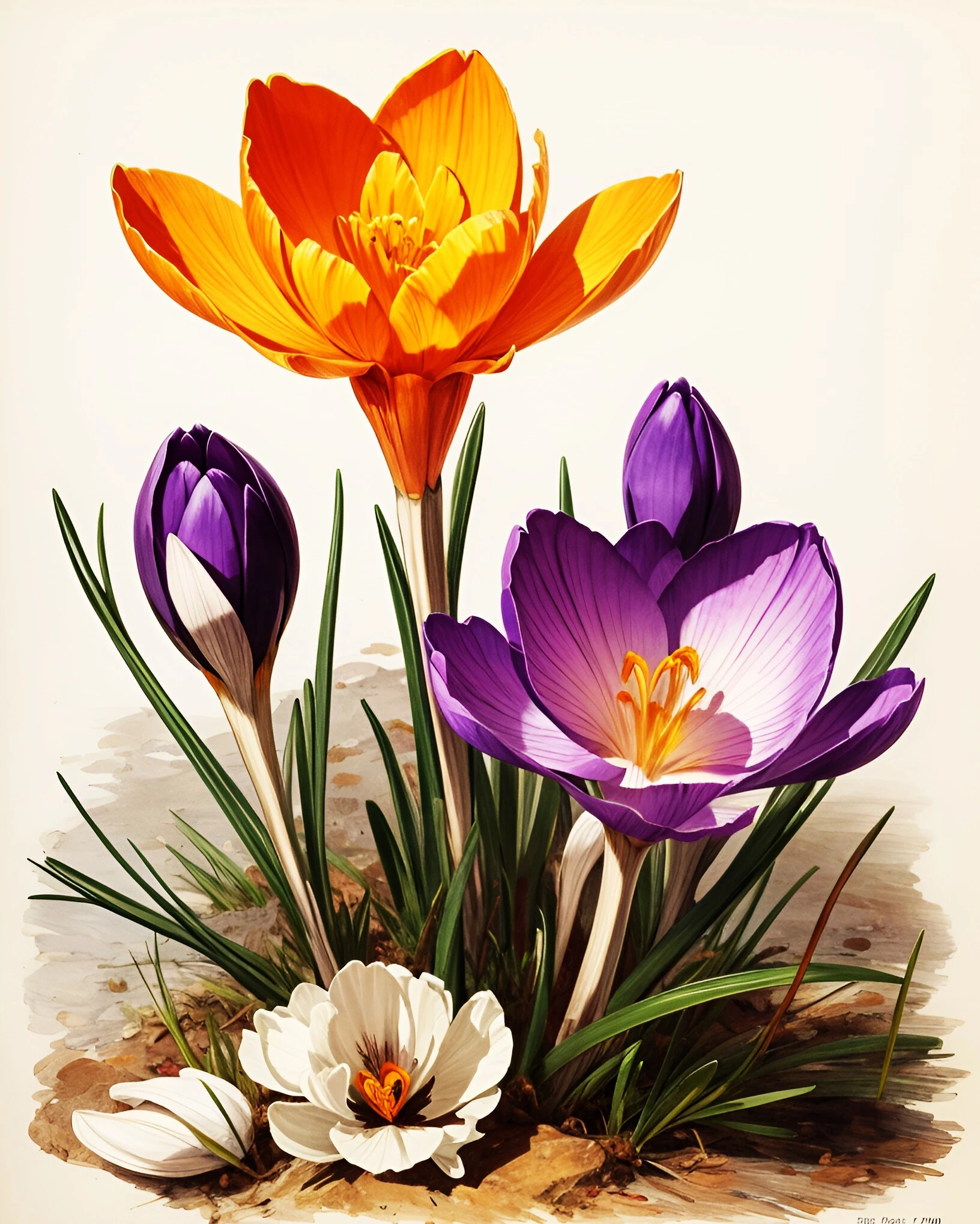 Renkli Baskılı Sayılarla Boyama Hobi Seti: Renkli Çiçekler