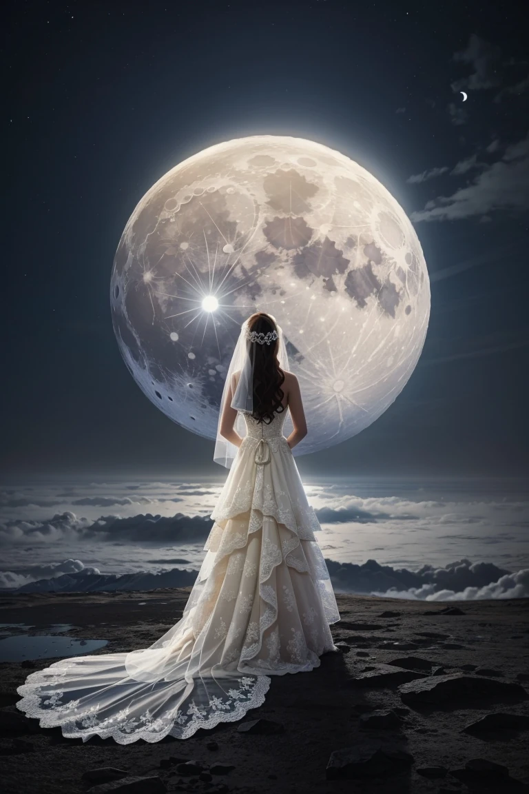 Renkli Baskılı Sayılarla Boyama Hobi Seti:  Dolunayda Gelin