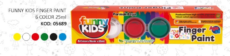 RİCH Funny Kids Guaj Boya  6x15ml