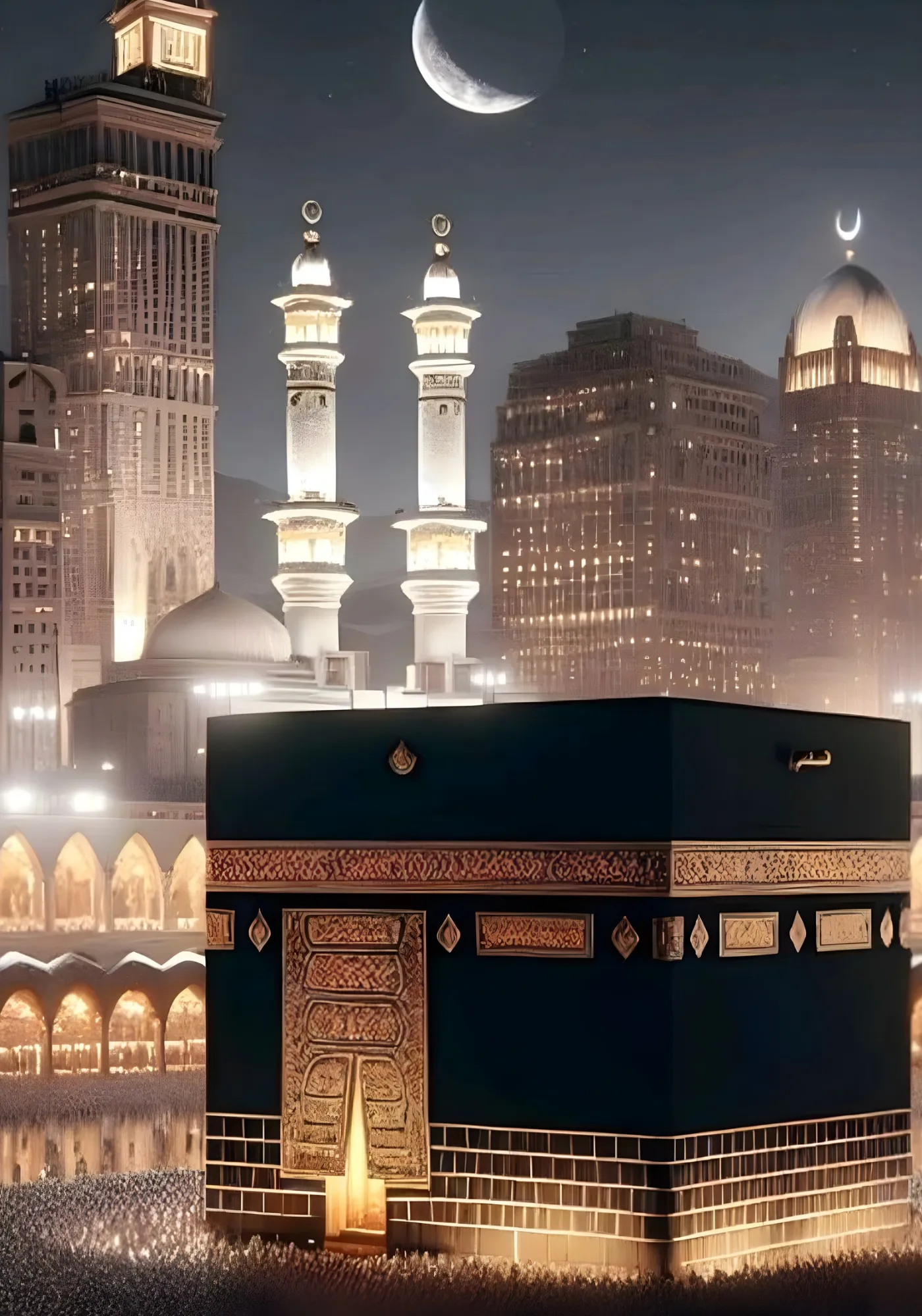 Sayılarla Boyama Seti Kasnağa Gerili İslami Eserler: Mekke 3