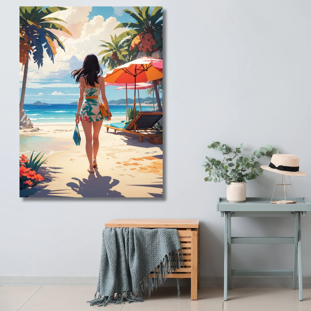 Sayılarla Boyama Hobi Seti Renkli Baskı : Denize Yürüyüş