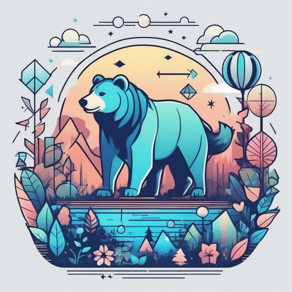 Renkli Baskılı Sayılarla Boyama Hobi Seti: Ayının Duruşu