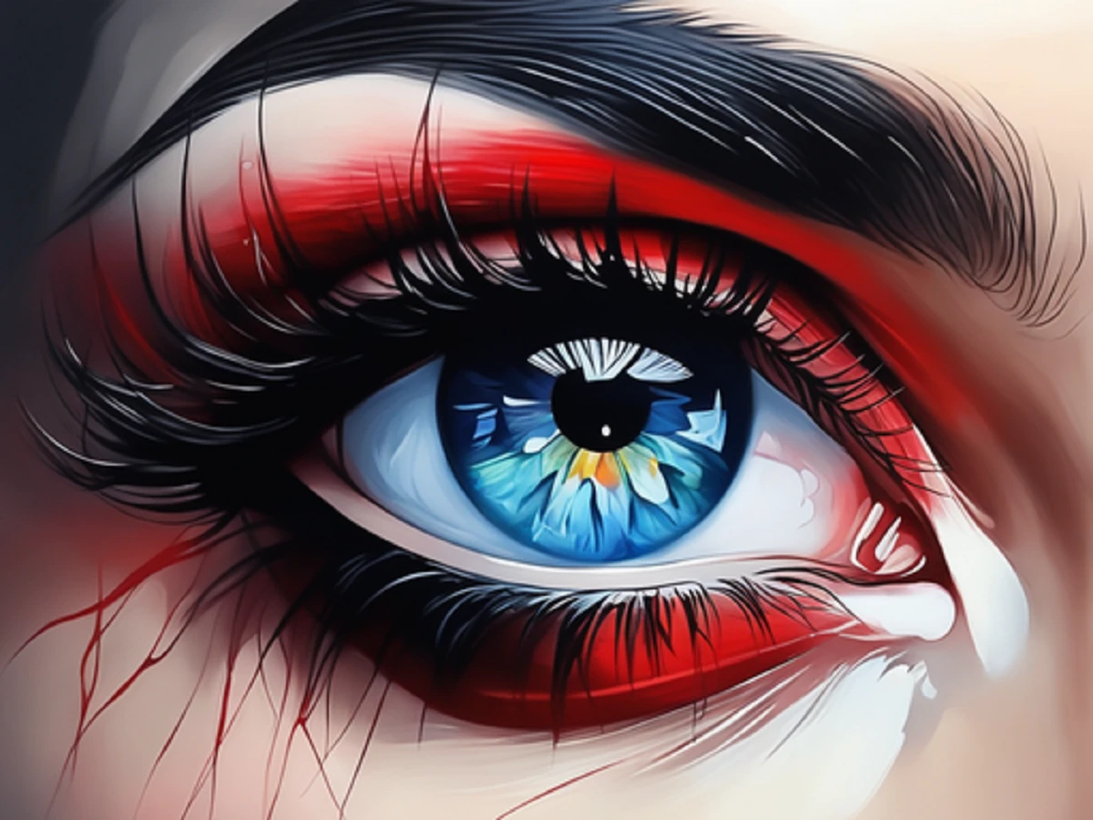 Sayılarla Boyama Hobi Seti Renkli Baskı: Renkli Göz