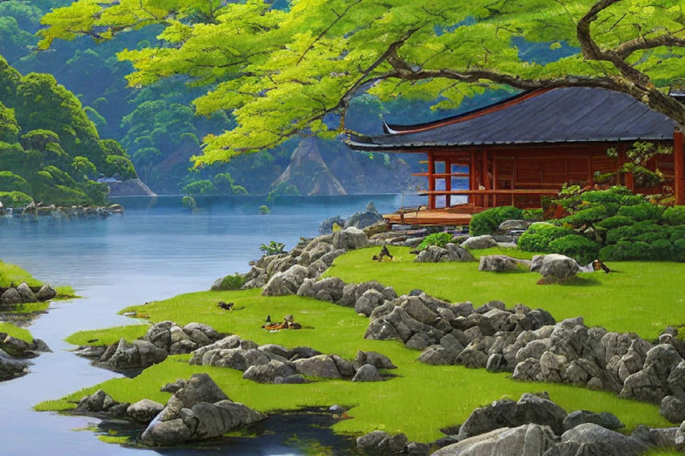 Renkli Baskılı Sayılarla Boyama Hobi Seti:  Doğadaki Ev