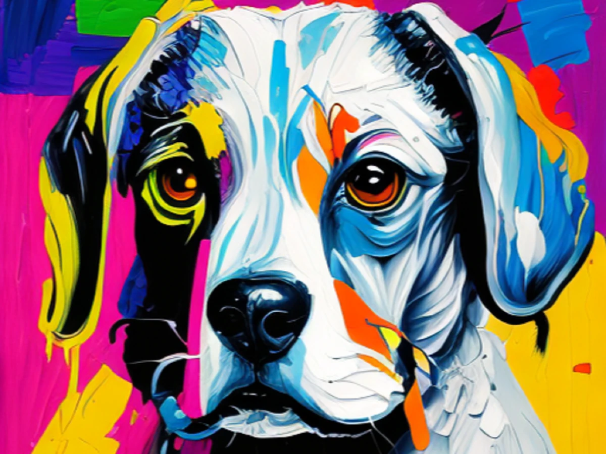 Sayılarla Boyama Hobi Seti Renkli Baskılı: Masum Köpek