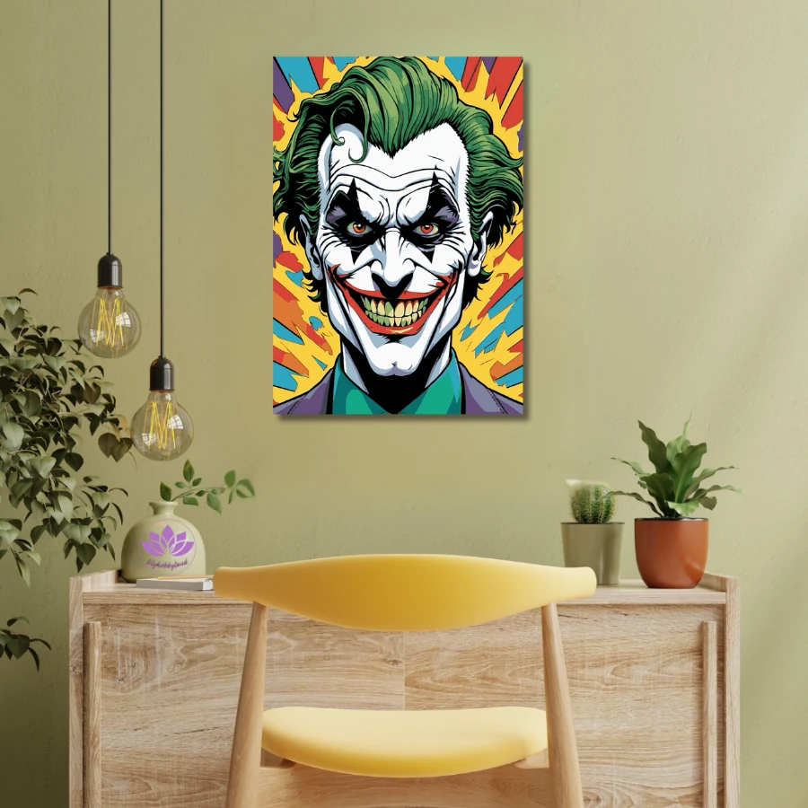 Sayılarla Boyama Seti Kasnağa Gerili: Joker–Gotham’ın Delisi