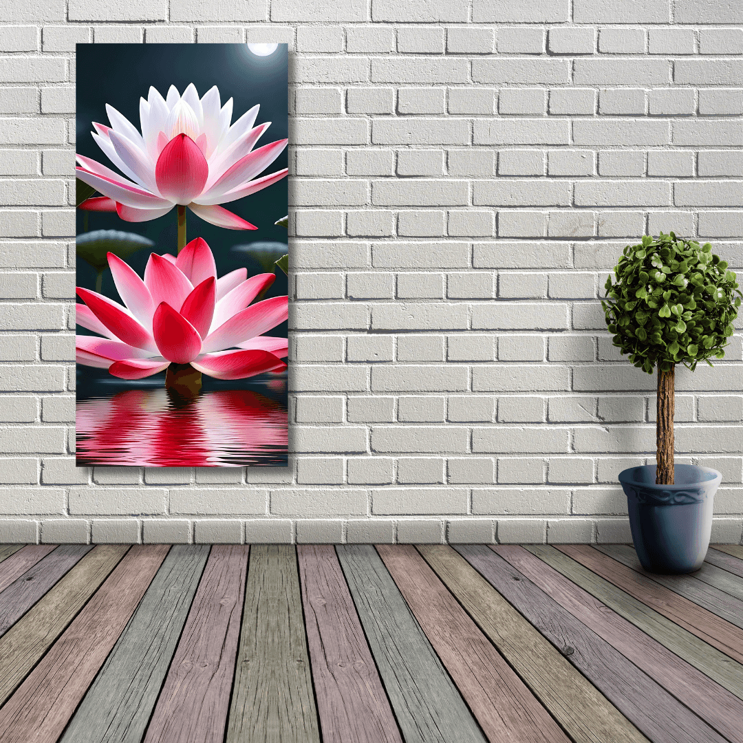 Sayılarla Boyama Hobi Seti Renkli Baskılı 50x100 cm Renkli Lotus 3