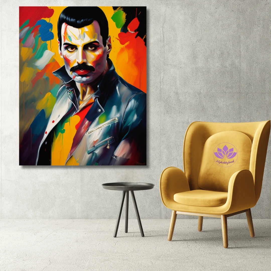 Sayılarla Boyama Hobi Seti Renkli Baskılı :  Renkli Adam 2