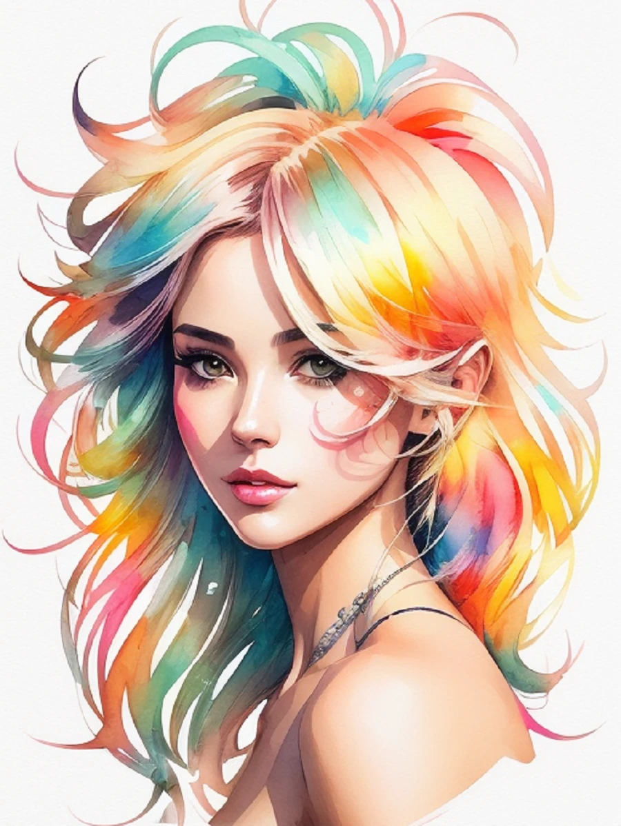 Sayılarla Boyama Hobi Seti Renkli Baskı: Renkli Güzel