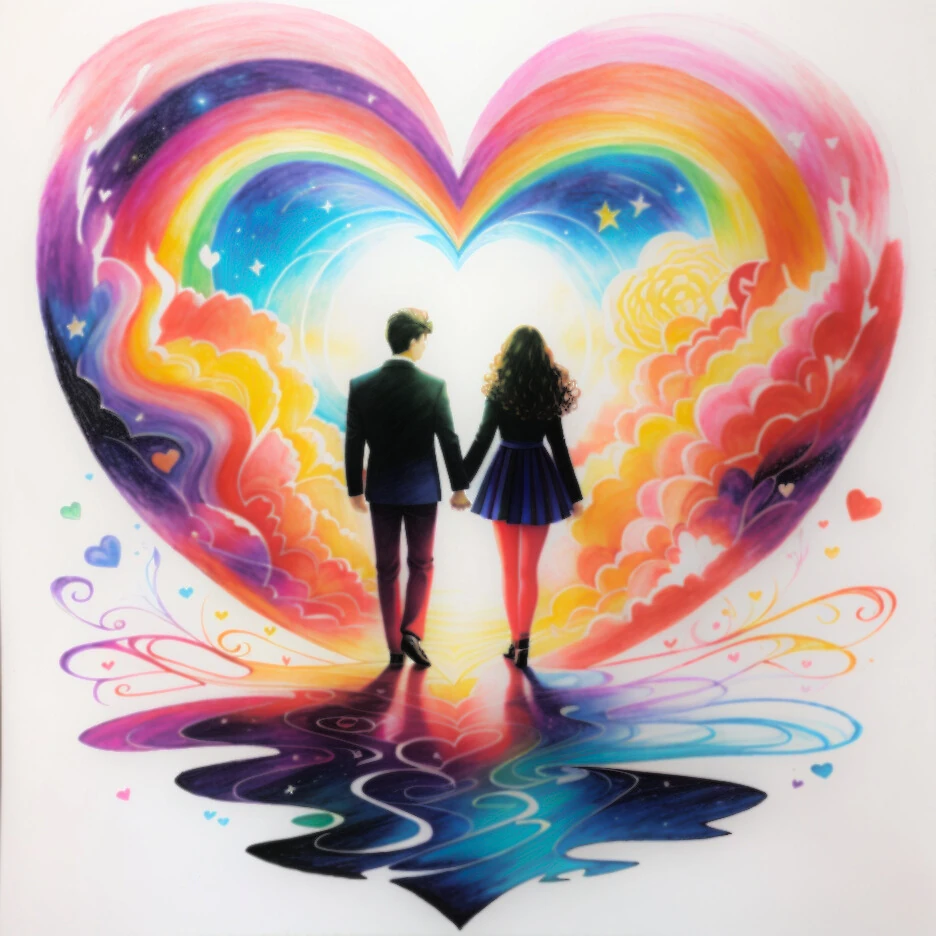 Renkli Baskılı Sayılarla Boyama Hobi Seti: Aşka Yürüyüş 3