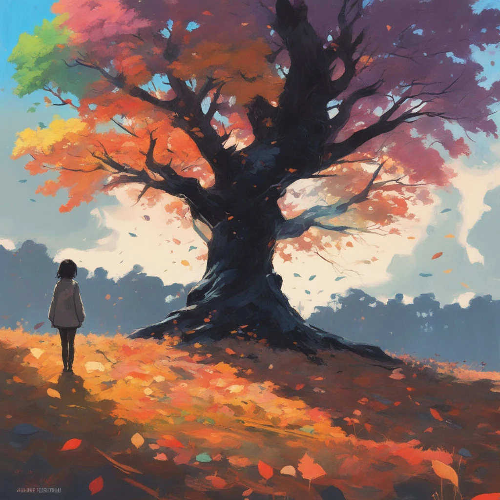 Renkli Baskılı Sayılarla Boyama Hobi Seti: Yalnız Ağaç