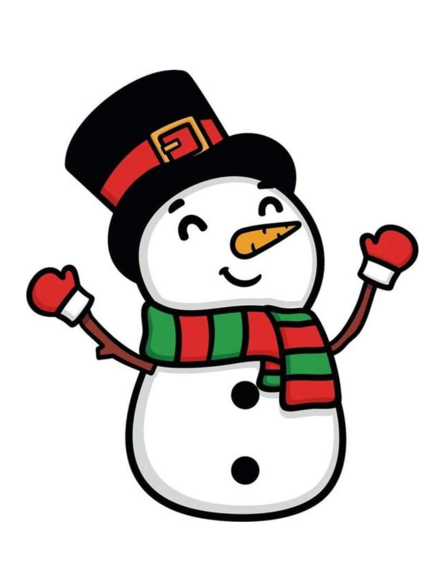 Çocuklar için Renkli Baskılı Sayılarla Boyama Hobi Seti: Kardan Adam