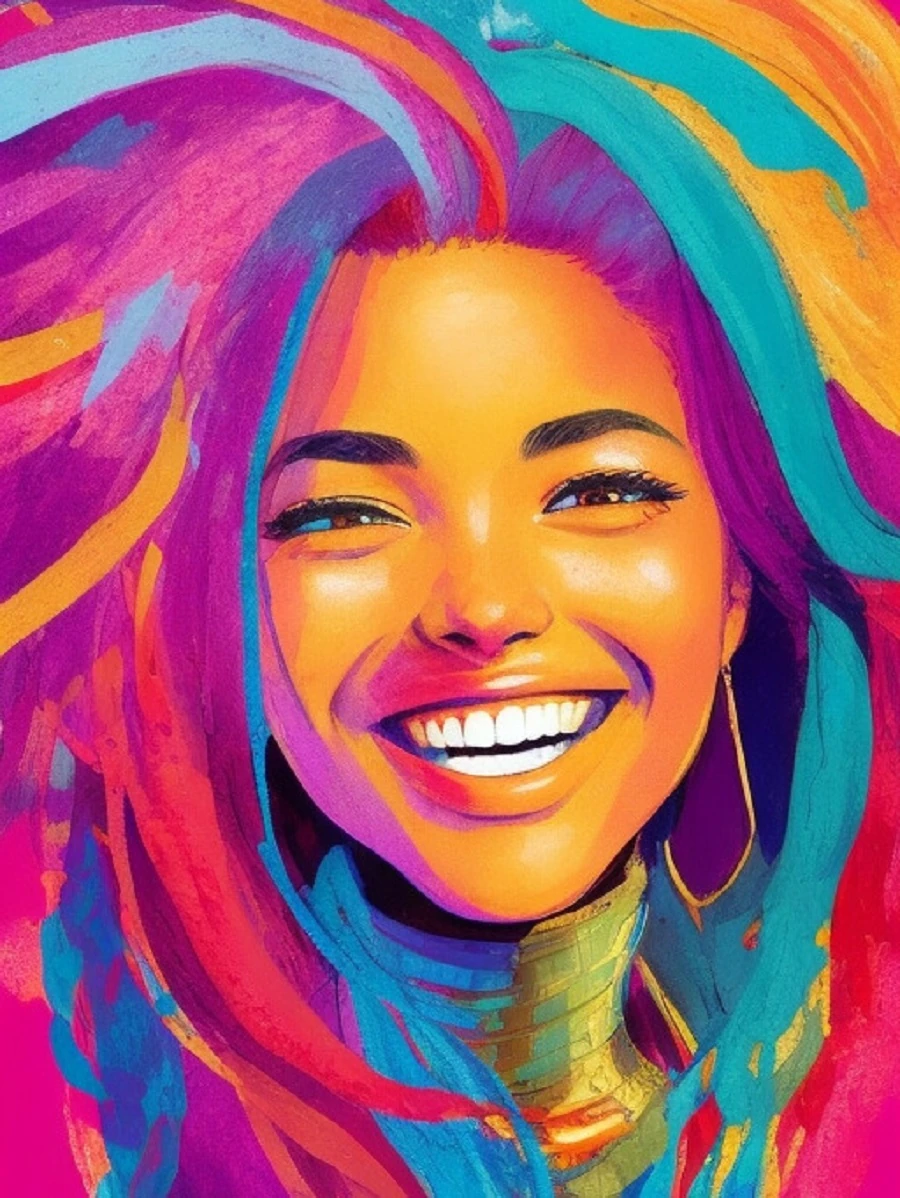 Sayılarla Boyama Hobi Seti Renkli Baskılı: Renkli Gülüş