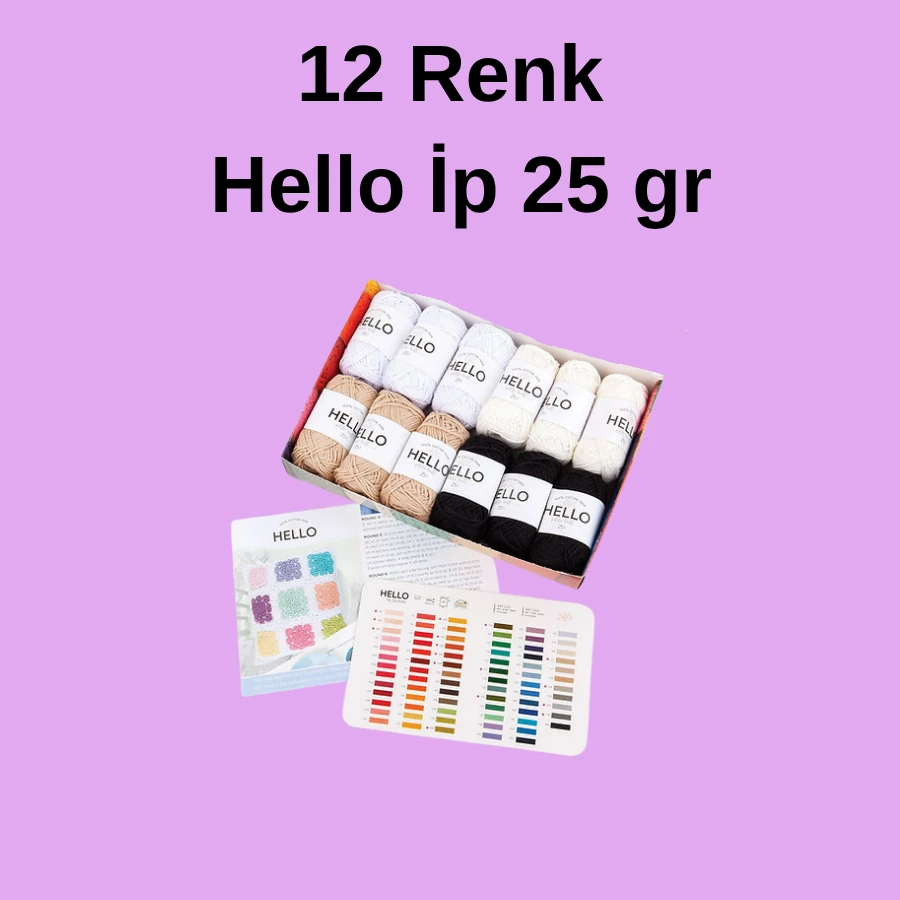 Punch Nakışı Başlangıç Seti – Tüm Malzemeler Dahil-Assorment