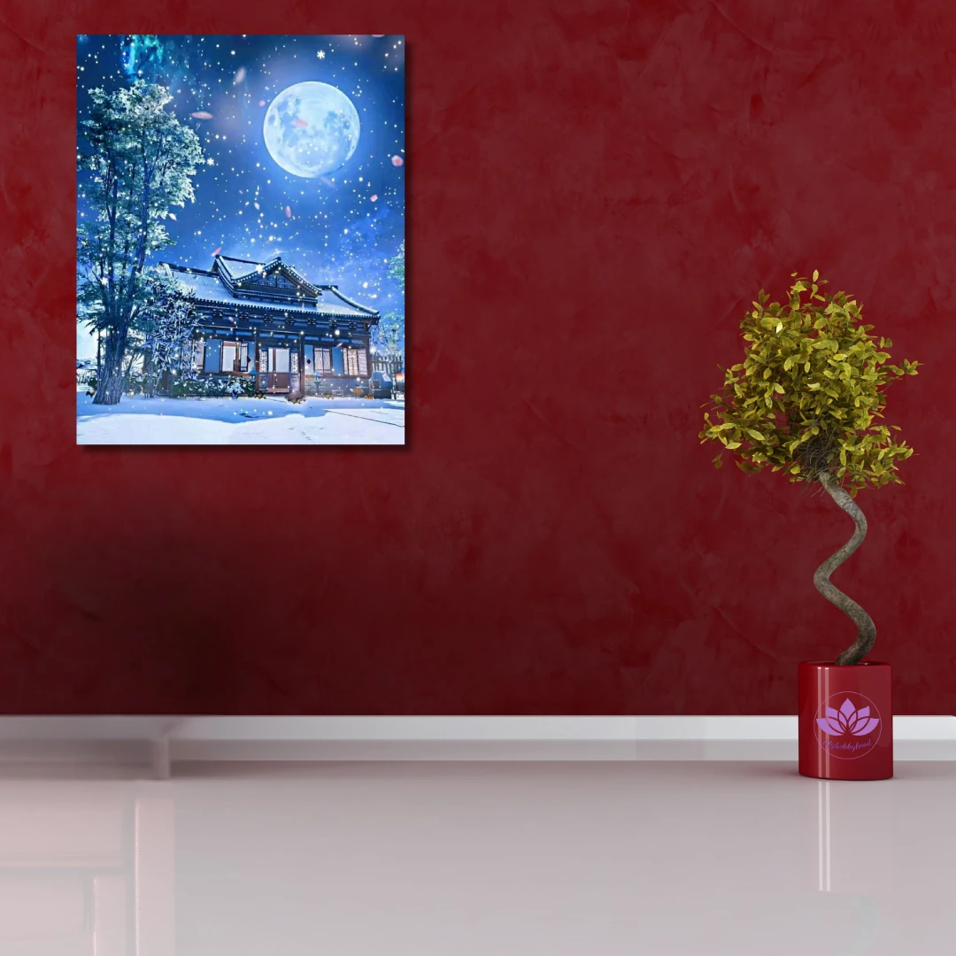  Sayılarla Boyama Seti Yeni Yıl Temalı:  Karlı Gün