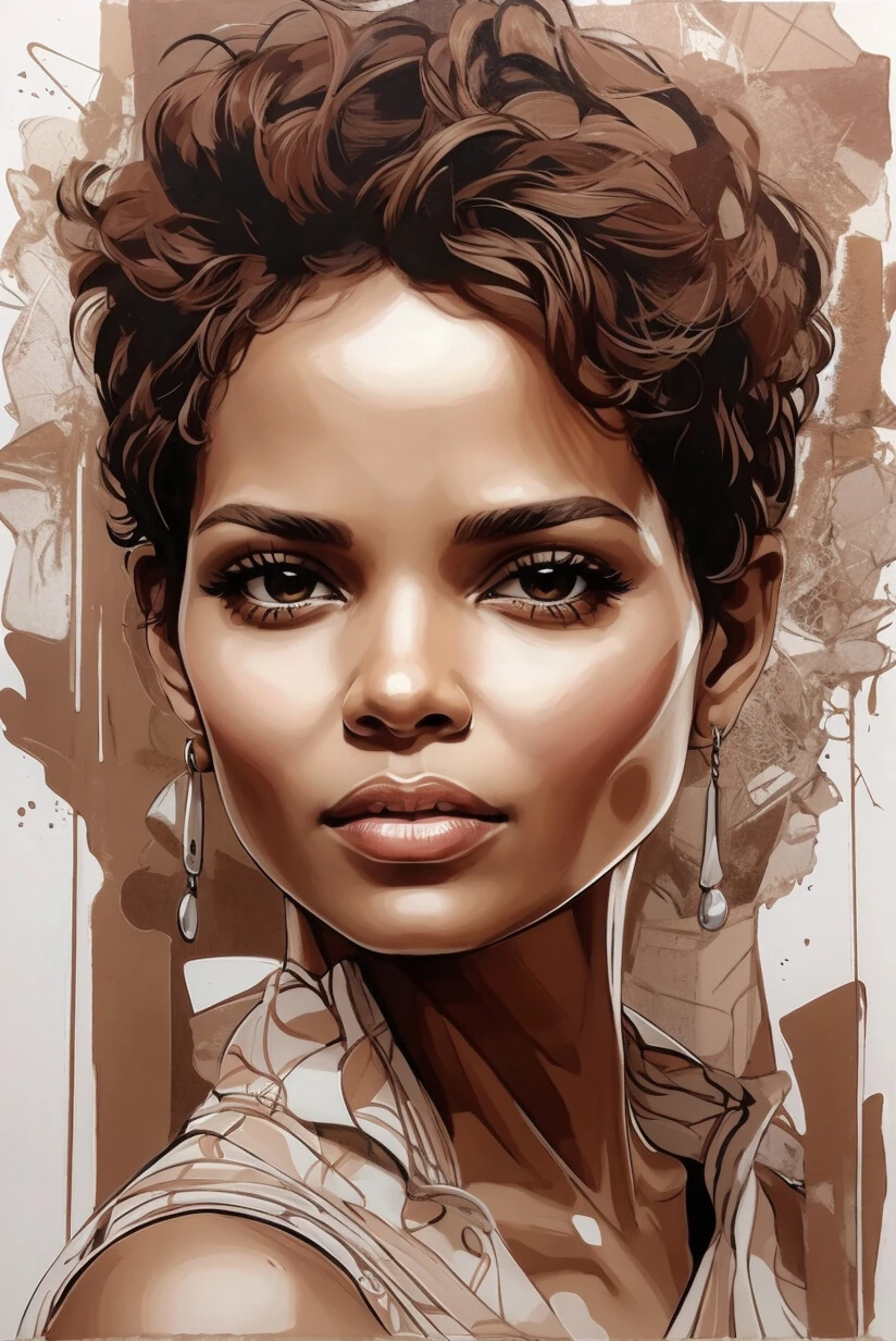 Renkli Baskılı Sayılarla Boyama Hobi Seti:  Afrika Güzeli 4