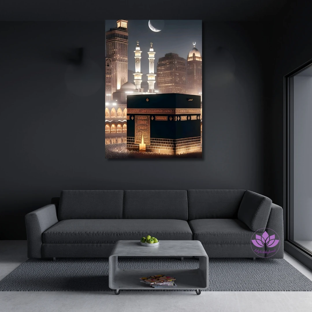 Sayılarla Boyama Seti Kasnağa Gerili İslami Eserler: Mekke 3