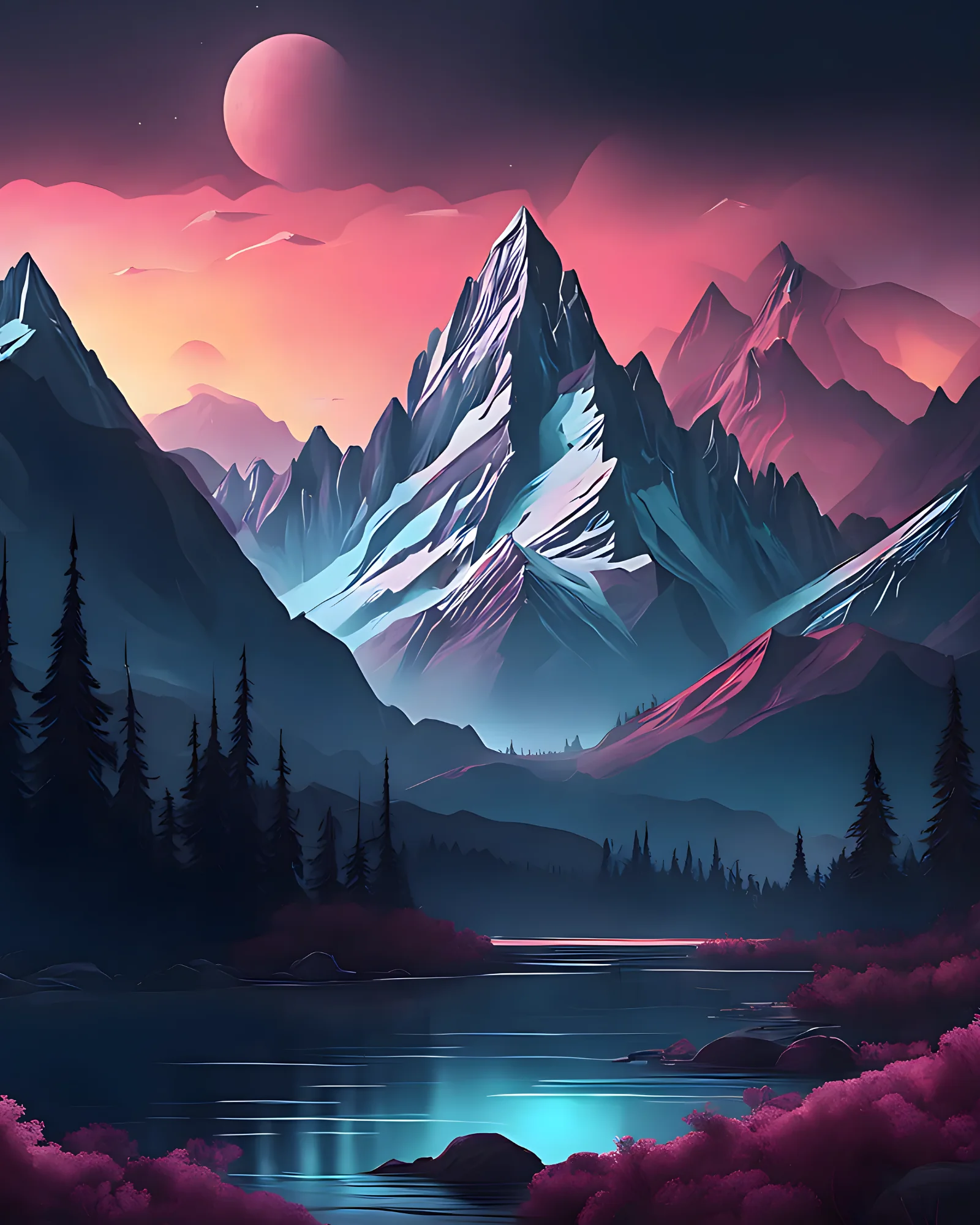 Sayılarla Boyama Seti-Manzara:  Metterhorn